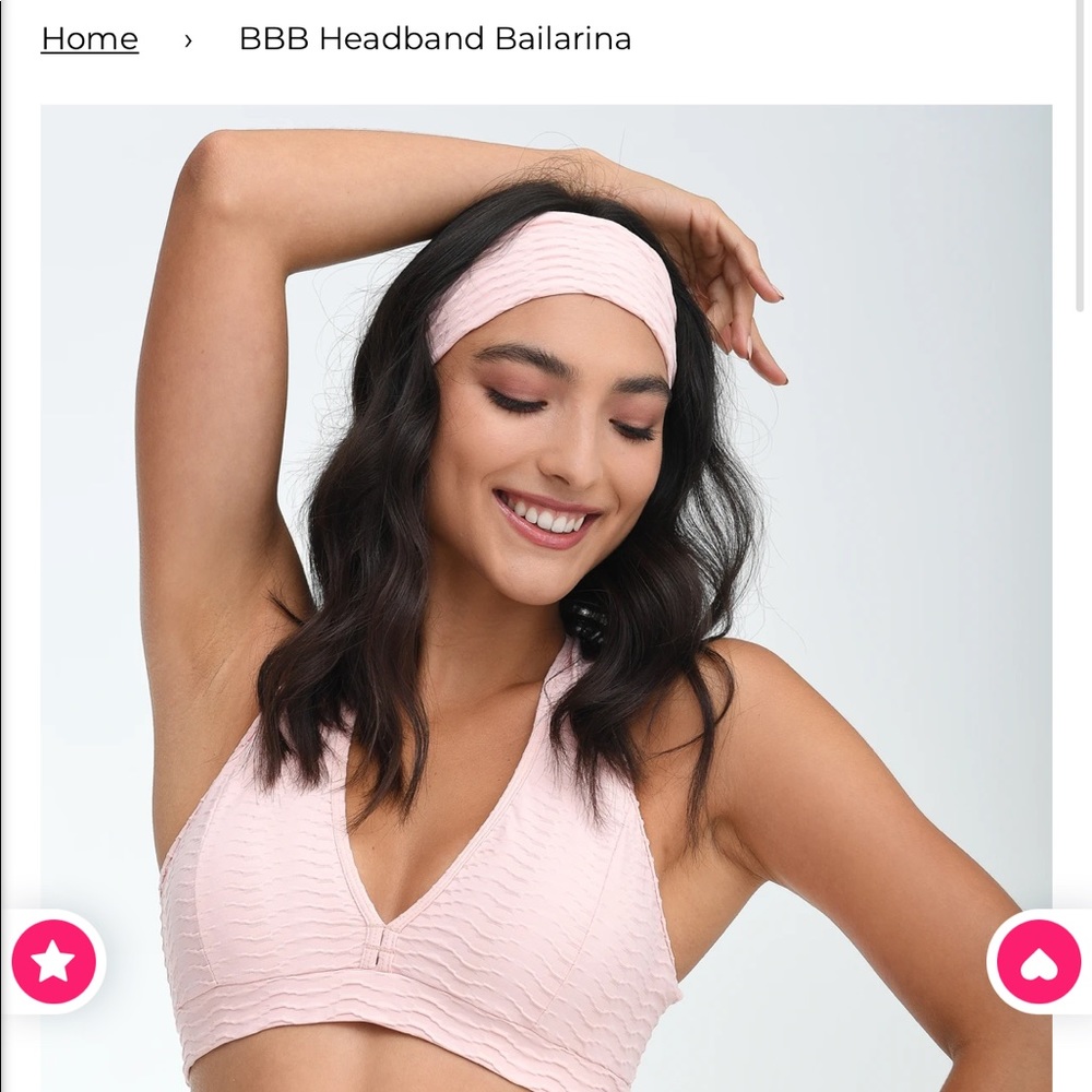 BWT Booty by Brabants ballerina pink headband